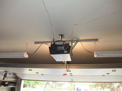 hook up lights to garage door opener